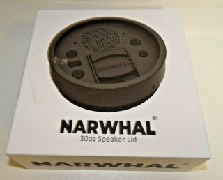 Narwhal Wireless Bluetooth 30oz Lid Top Speaker Turns 30oz Mug Into Speaker Rare