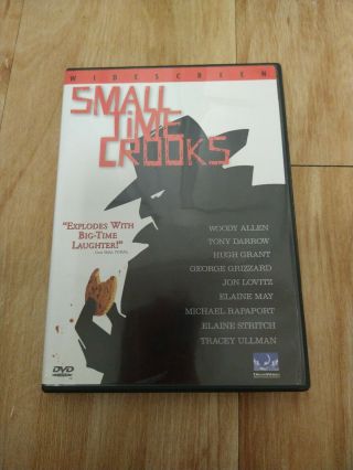 Small Time Crooks (dvd,  2000) Woody Allen,  Chapter Insert - Rare Htf Oop