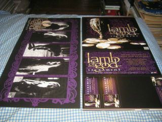 Lamb Of God - (sacrament) - 1 Poster Flat - 2 Sided - 12x24 - Nmint - Rare