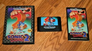 Authentic Rare Sonic The Hedgehog 2 For Sega Genesis Mega Drive Cdx Nomad