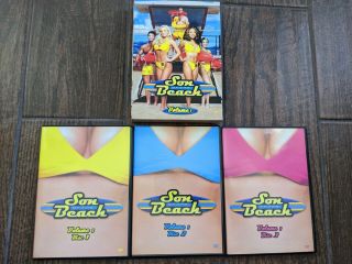 Rare Son Of The Beach Volume 1 3 - Disc Dvd Box Set Oop 2000 Fox Tv Show