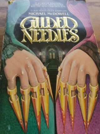 Gilded Needles Michael Mcdowell (1st Avon) 1980 Horror Rare Oop Htf Vintage 80s