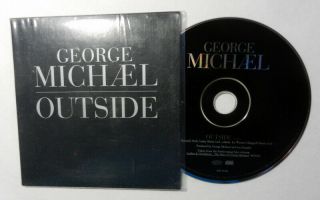 George Michael Rare U.  S.  Promo Cd Single Outside 1998 Pop R&b Singer Wham Solo