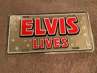 Rare Memphis Tennessee Tn Elvis Lives License Plate The King