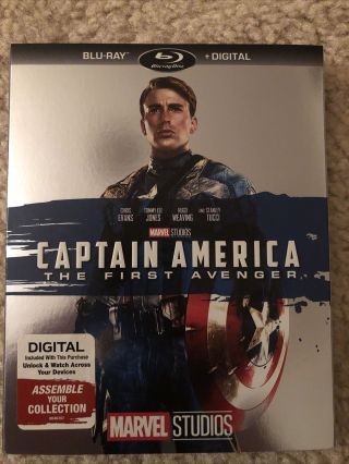 Captain America: The First Avenger (2011) Blu Ray W/ Rare Oop Slipcover