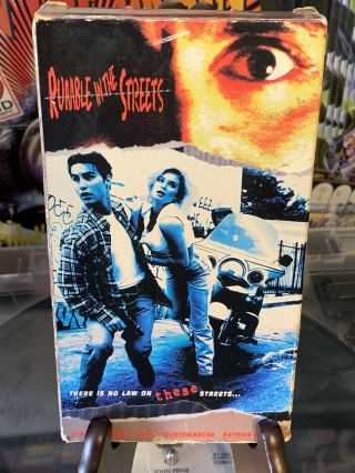 Rumble In The Streets Rare Vhs Oop 1996 Kimberly Rowe Out Of Print Thriller