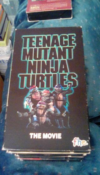 Teenage Mutant Ninja Turtles Rare 1st Edition Fhe Vhs Vintage 90s Cult Comedy