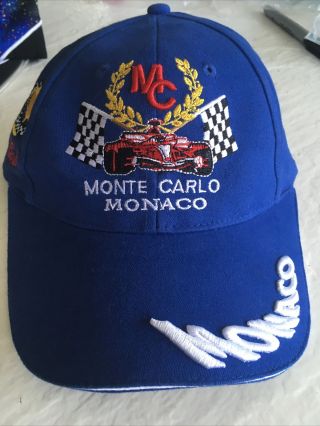 Rare Monaco Grand Prix Monte - Carlo Racing Hat