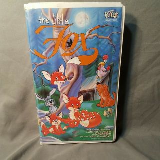 Rare The Little Fox Clamshell Vhs Video Unedited 80 Minute Version 1987 Htf