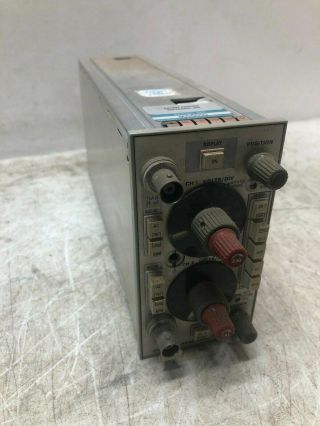Vintage Tektronix 5a48 Dual Trace Amplifier Dc To 60 Mhz Plug In Unit Cool Rare