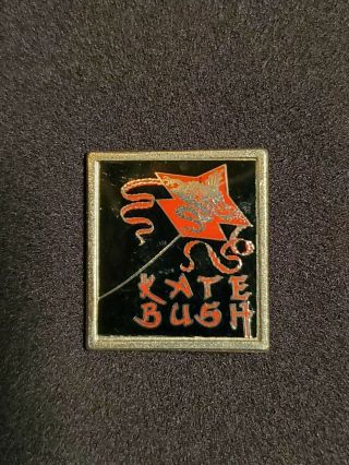 Vintage Very Rare Large " Kate Bush - The Kick Inside " Glass Enamel Badge Uk 1978