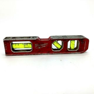 Milwaukee 48 - 22 - 5107 Compact Billet Torpedo Level Amplified Rare Earth Magnets