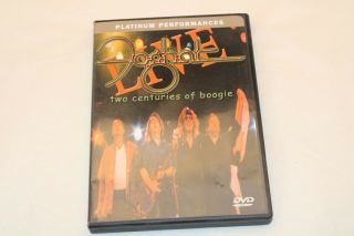 Foghat - Two Centuries Of Boogie Dvd 2001 Live Concert 70s Rock Oop Rare
