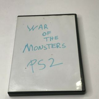 War Of The Monsters (playstation 2 Ps2,  2003) Rare Game Disc Only