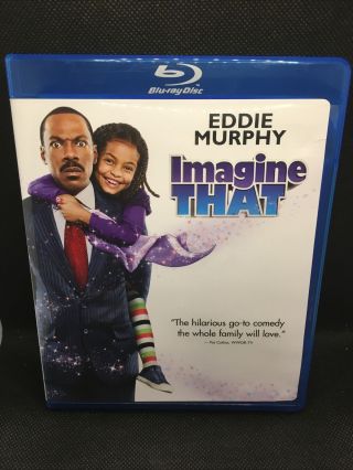 Imagine That (blu - Ray Disc,  2009) Out Of Print Htf Oop Eddie Murphy Rare