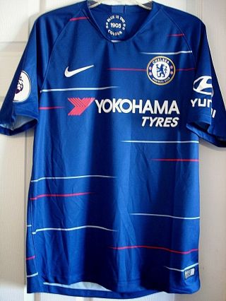 Rare Mens 2018 Medium Nike Chelsea Fc The 10 Blue Home Shirt Soccer Jersey - Exc
