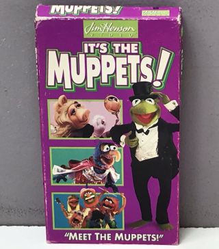 It’s The Muppets “meet The Muppets " Vhs Video Tape Jim Henson Rare Vtg