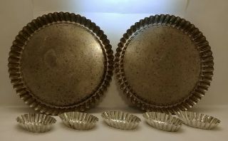 Vintage Authentic Rare West Germany Fluted Pans