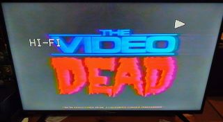 Blank Vhs Horror Tmc - Vcr Overnight Presentation Of The Video Dead & More Rare