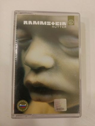 Rammstein - Mutter Cassette Tape Very Rare Russian Edition