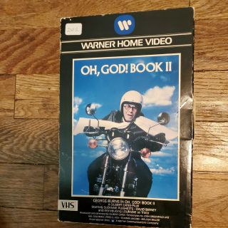 Oh God Book Ii 2 Vhs Rare Warner Big Box Gatefold 1980 Comedy George Burns