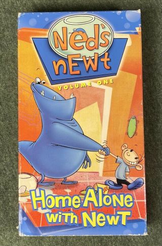 Ned’s Newt Home Alone With Newt Volume 1 1997 Rare Oop Vhs Nelvana Paramount