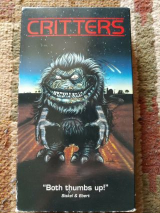 Critters Vhs Rare Horror Htf Oop 1986