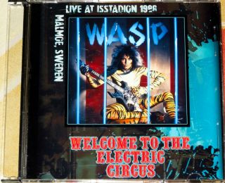 W.  A.  S.  P.  Wasp Malmö Sweden Electric Circus Tour Rare 1986 Dvd Kiss Iron Maiden