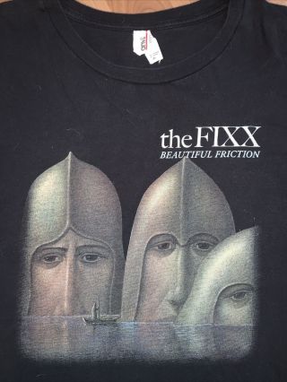 The Fixx Rare Concert T - Shirt Xl Friction