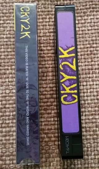 CKY2K Jackass VHS Skateboard Pranks Bam Margera Brandon DiCamillo Ryan Dunn Rare 3