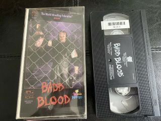 Wwf - In Your House - Badd Blood (wwf Vhs,  1997) Rare - Tape