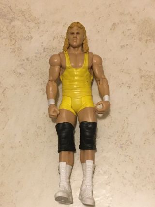 Rare 2011 Mattel Curt Hennig Mr.  Perfect Wwe Wrestling Action Figure 2011 Yellow