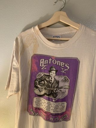 Vintage Robert Johnson Shirt Rare Blues Rock N Roll Tee Sz Xl