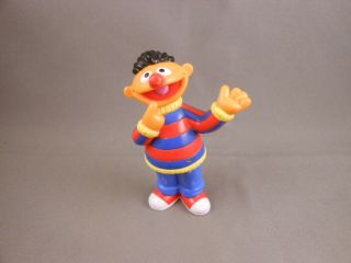 Vtg Sesame Street Ernie 3 " Rare Action Figure Henson Disney Rdyf