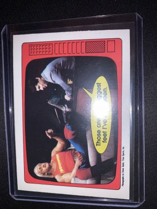 1985 Opc Hulk Hogan & Vince Mcmahon Rookie Wrestling Card - Wwe Wwf 56 Rare