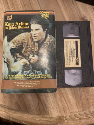 King Arthur The Young Warlord Rare Oop Vhs Big Box Clamshell Video Gems Htf 1975