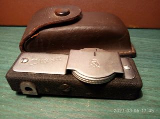 Rare Vintage Soviet Photo Rangefinder Smena Case Leather Gomz Ussr 50s