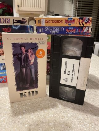 Kid (1990) Vhs Tape Movie - Action - C.  Thomas Howell - Sarah Trigger - Rare Oop