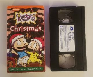 Nickelodeon Rugrats Christmas Vhs 3 Merry Episodes W Babies In Toyland 2002 Rare