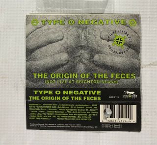 Type O Negative Origin Of The Feces (not Live At Brighton Beach) Rare Cassette