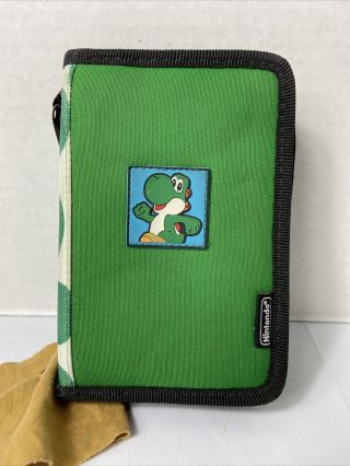 Yoshi Switch N Carry Nintendo Ds/ Ds Lite Carrying Travel Case Green Rare