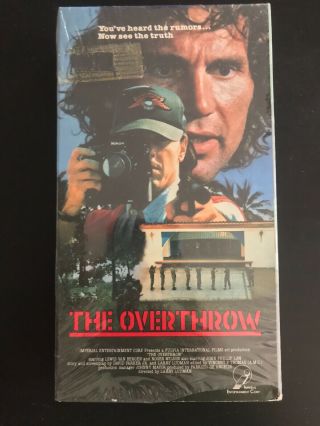 The Overthrow Aka Colpo Di Stato Rare Action Vhs 1987 Oop Htf Lewis Van Bergen