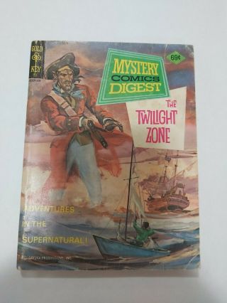 Mystery Comics Digest Gold Key No.  24 Supernatural 1975 Pirates Rare Vintage