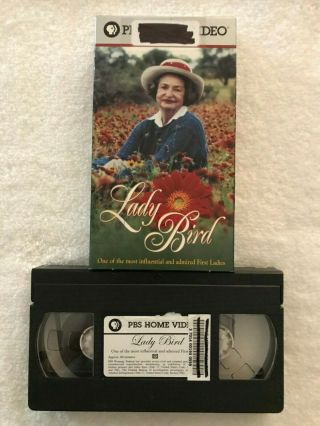 Lady Bird (2001) - Vhs Movie - Pbs Documentary - Lyndon Johnson - Rare