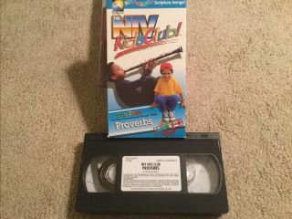 Rare Niv Kids Club Vhs Bible Verses Songs From Scripture From Proverbs
