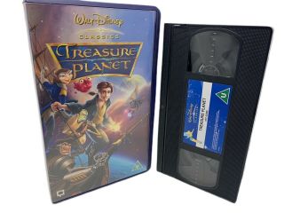 Treasure Planet Vhs 2003) Video Walt Disney Classic Animated Rare Clamshell Case