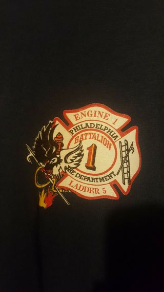 Philadelphia Fire Department Dept P.  F.  D.  9 - 11 T - Shirt Engine 1 Ladder 5 Rare