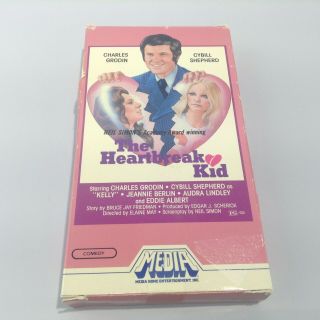 The Heartbreak Kid (vhs 1983) Rare Oop Movie Tape Charles Grodin Cybill Shepherd