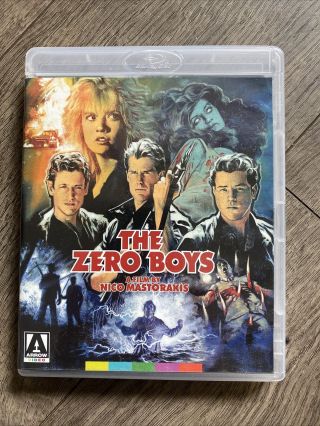 The Zero Boys (blu - Ray/dvd,  2016,  Arrow Video,  W/ Booklet,  Rare Oop)