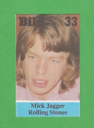 1968 Swedish Bildjournalen Hand Cut 33 Mick Jagger - Rolling Stones Rare